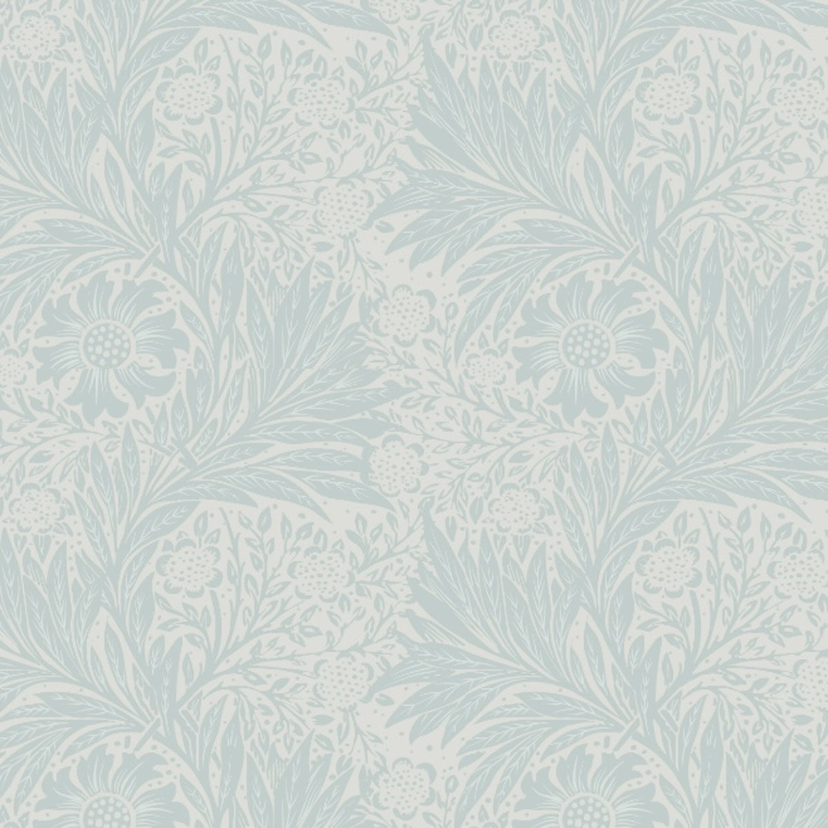 1068 - Marigold Wallpaper - Marigold Grey by Morris Collections