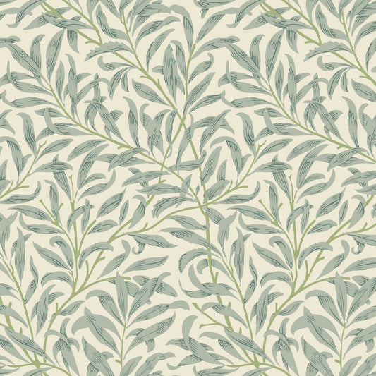 1077 - Willow Boughs Wallpaper - Willow Vellum by Morris Collections