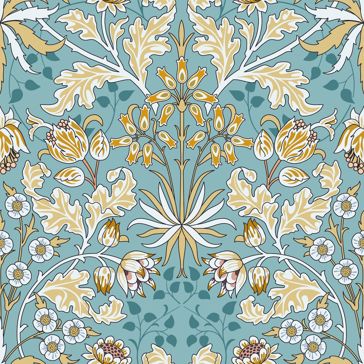 1081 - Woodland Wallpaper - Woodland Sky by Morris Collections