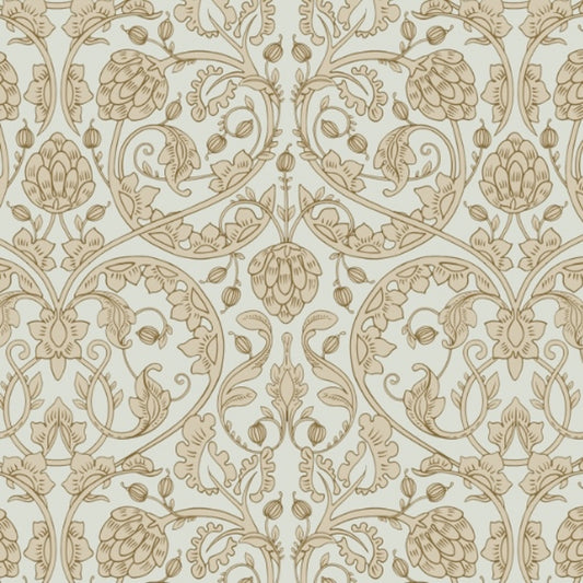 1128 - Hydrangea Wallpaper - Grey-Blue by Morris Collections