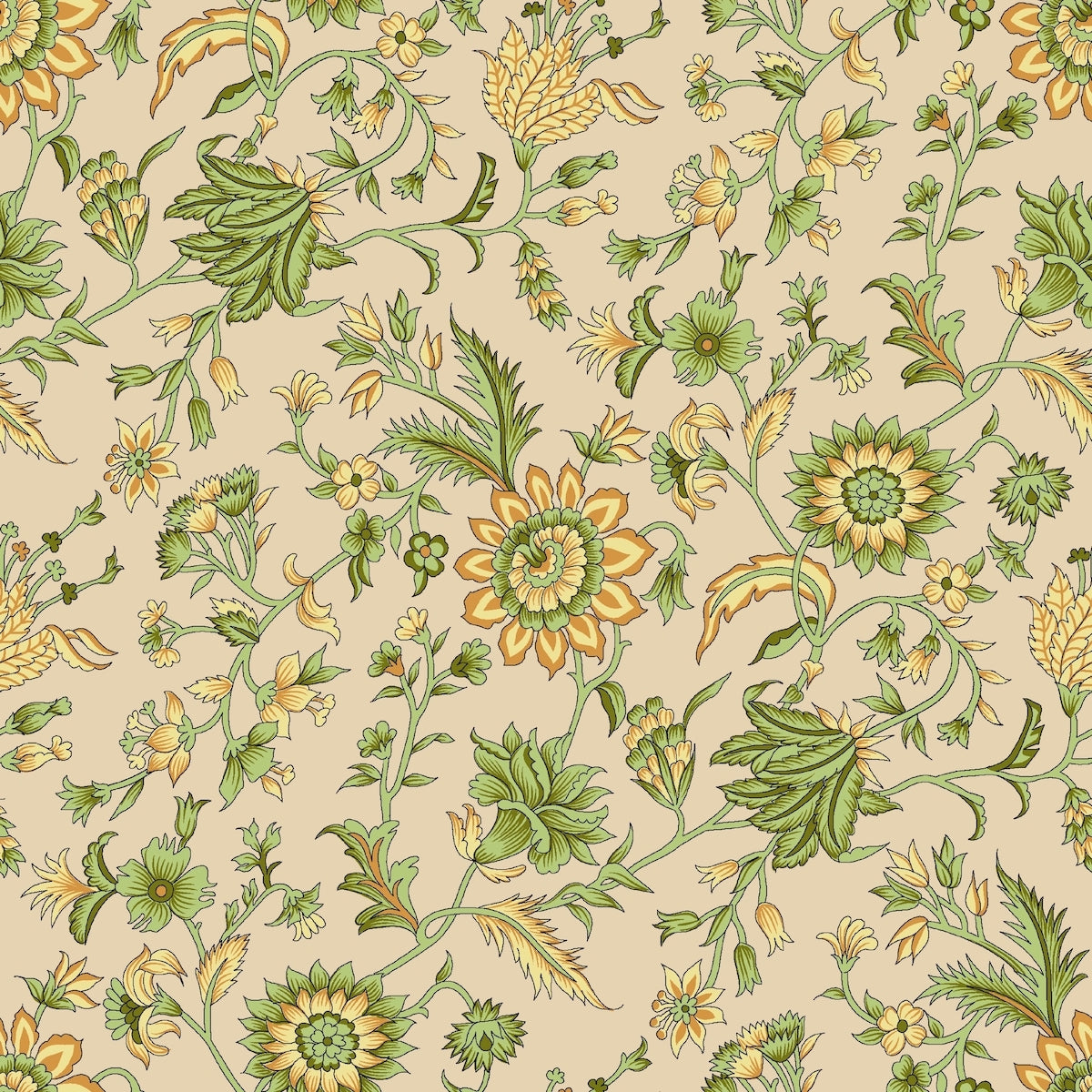 Paisley & Peony Wallpaper