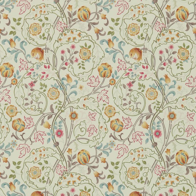 Mary Isobel Wallpaper - Russet/Taupe - 214730 - Morris & Co - Premier Wallcovering