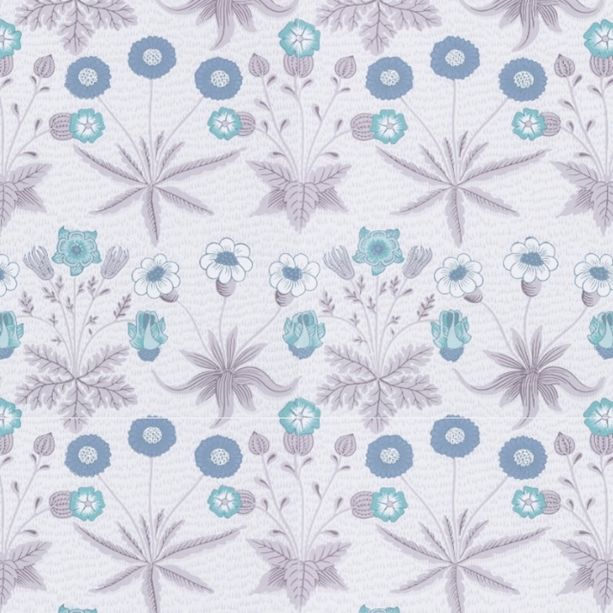 1013 - Daisy Wallpaper - Daisy Purple by Morris Collections