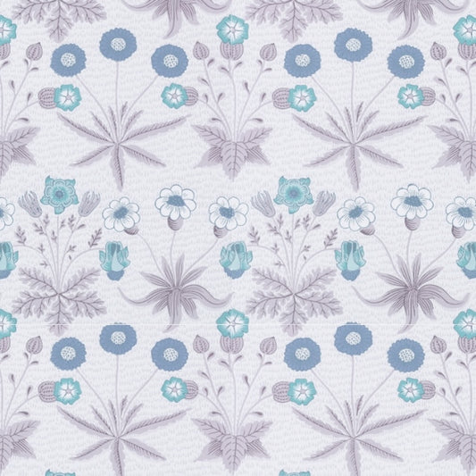 1013 - Daisy Wallpaper - Daisy Purple by Morris Collections