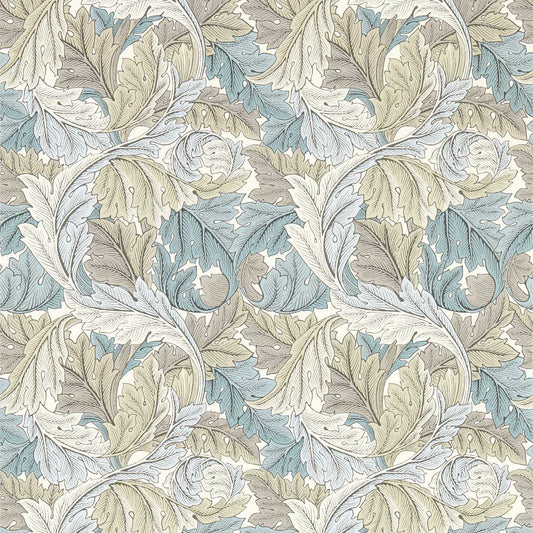 Acanthus Wallpaper - Slate/Dove - Clarke & Clarke - W0175/03 - Premier Wallcovering