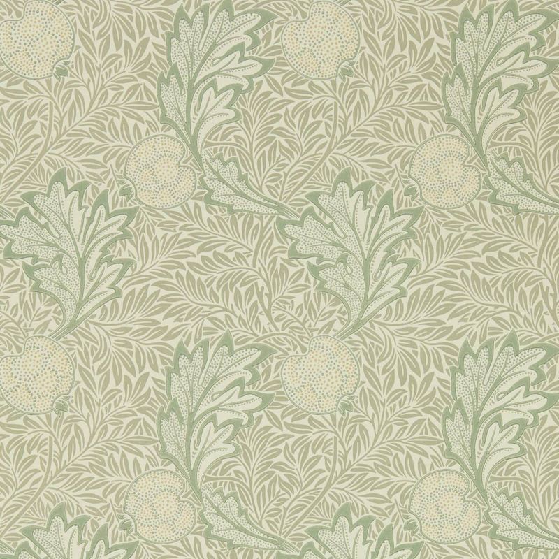 Apple Wallpaper - Bay Leaf - 216689 - Morris & Co - Premier Wallcovering