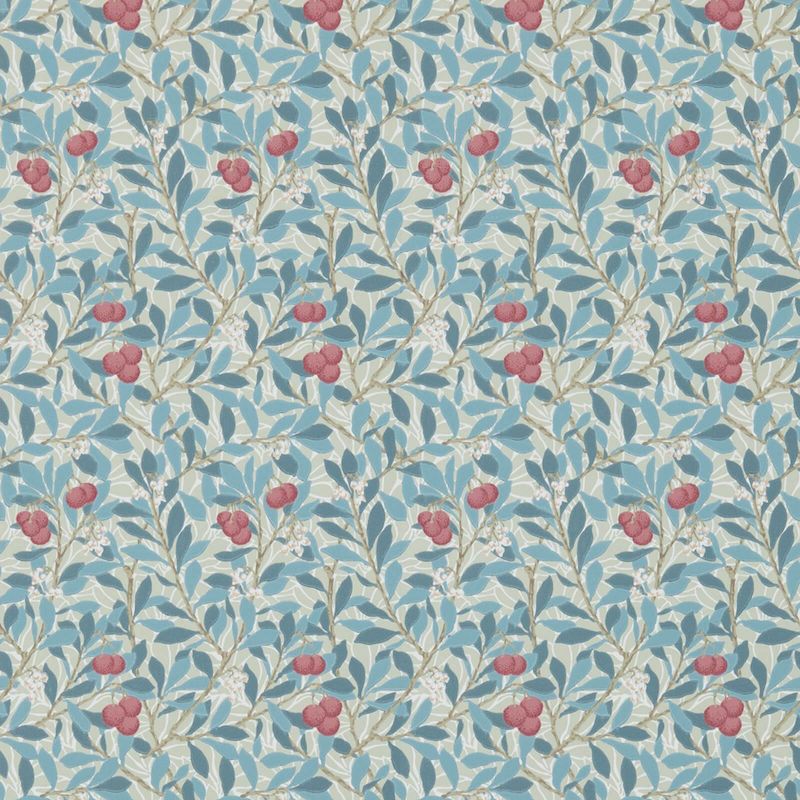 Arbutus Wallpaper - Woad/Russet - 214718 - Morris & Co - Premier Wallcovering