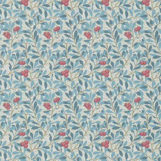 Arbutus Wallpaper - Woad/Russet - 214718 - Morris & Co