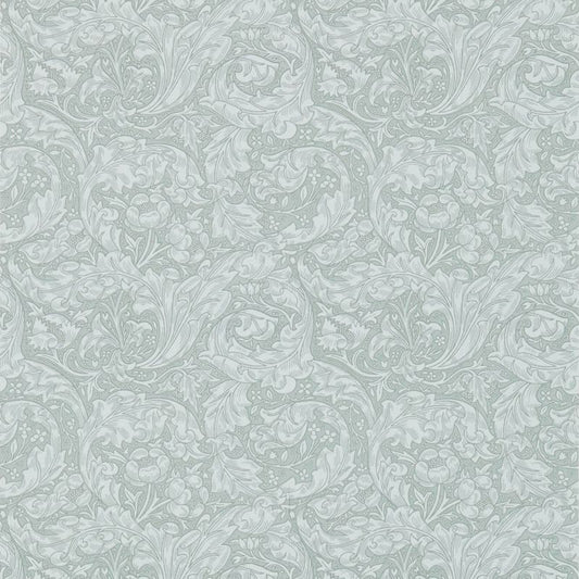 Bachelors Button Wallpaper - Silver - 214735 - Morris & Co - Premier Wallcovering
