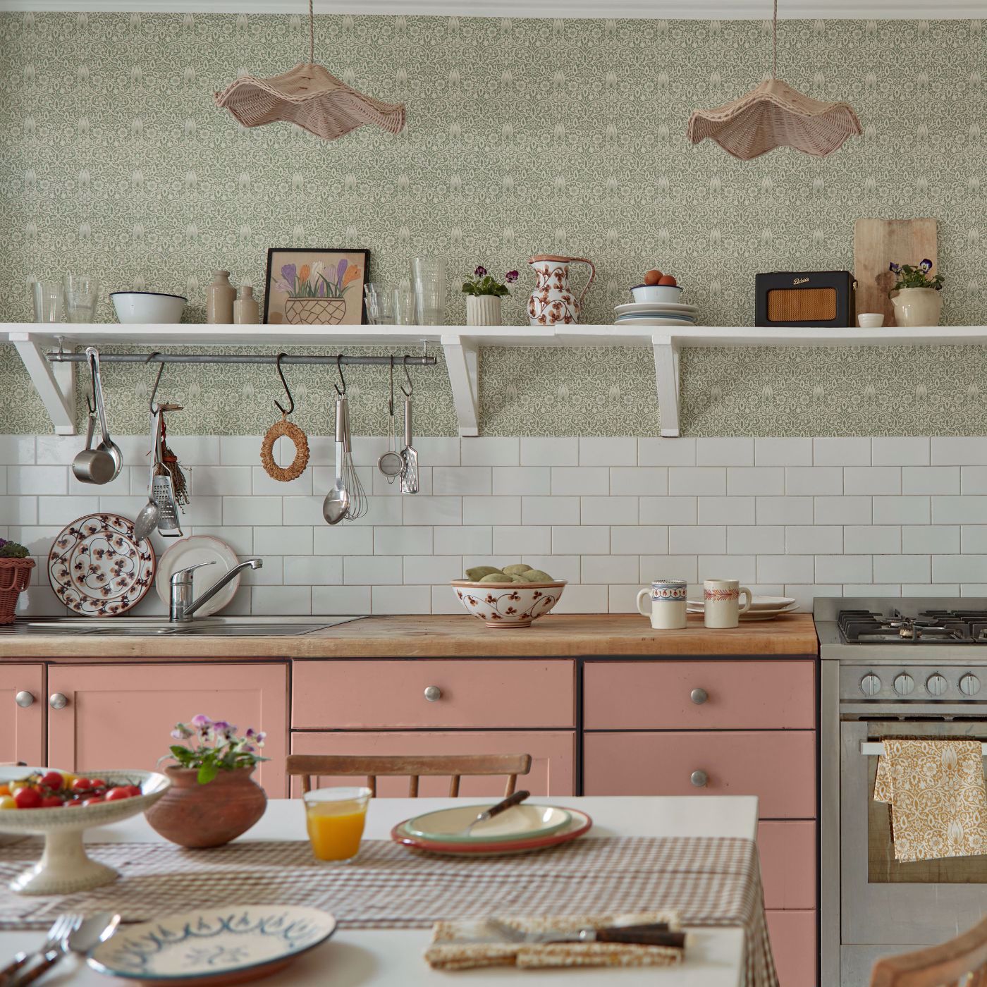 Borage Wallpaper - Leafy Arbour - 217198 - Morris & Co - Premier Wallcovering