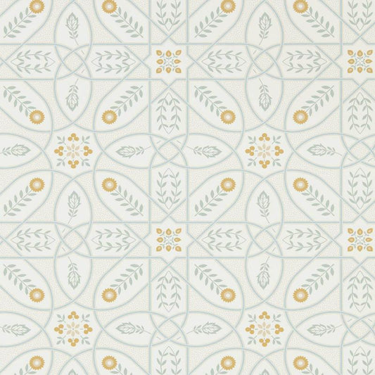 Brophy Trellis Wallpaper - Ivory Sage - 216700 - Morris & Co - Premier Wallcovering