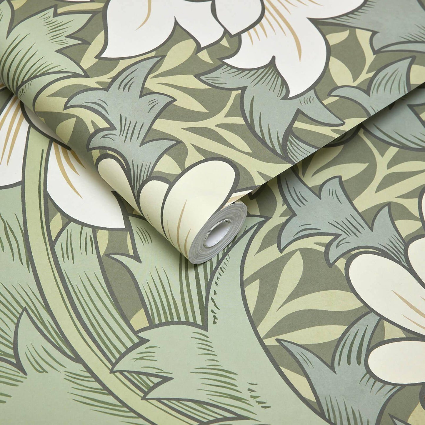 Chrysanthemum Magna Wallpaper - Sap - House of Hackney - 1 - WA - CHM - DI - SAP - XXX - Premier Wallcovering