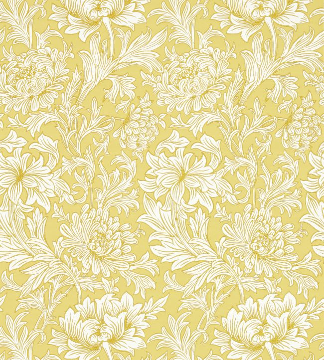 Chrysanthemum Toile Wallpaper - Weld - 217068 - Morris & Co - Premier Wallcovering