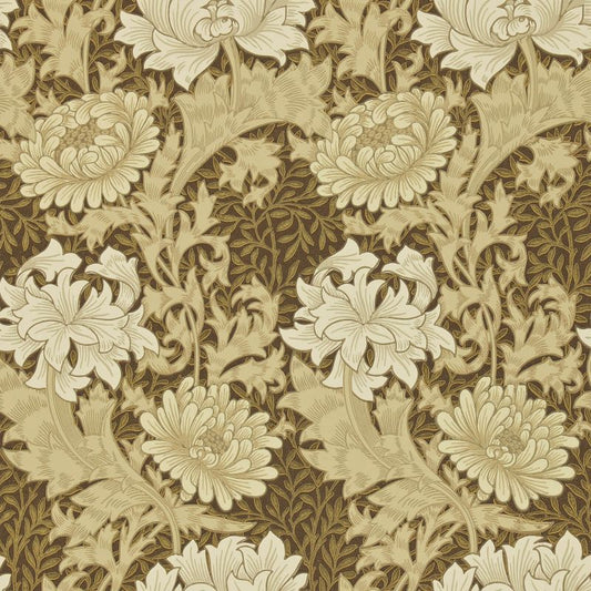 Chrysanthemum Wallpaper - Bullrush - 212547 - Morris & Co - Premier Wallcovering