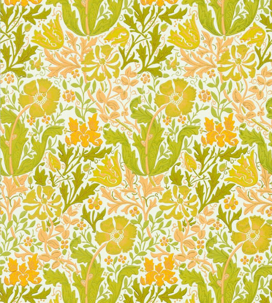 Compton Wallpaper - Summer Yellow - 217099 - Morris & Co - Premier Wallcovering