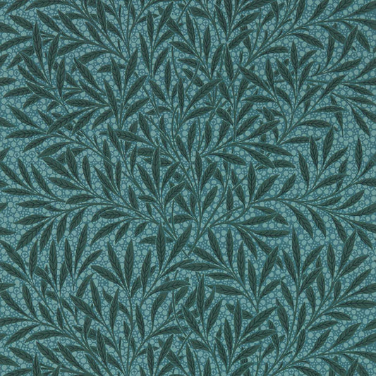 Emery’s Willow Wallpaper - Emery Blue - 217183 - Morris & Co - Premier Wallcovering