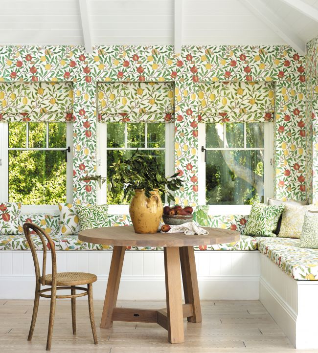 Fruit Wallpaper - Bayleaf/Russet - 217087 - Morris & Co - Premier Wallcovering