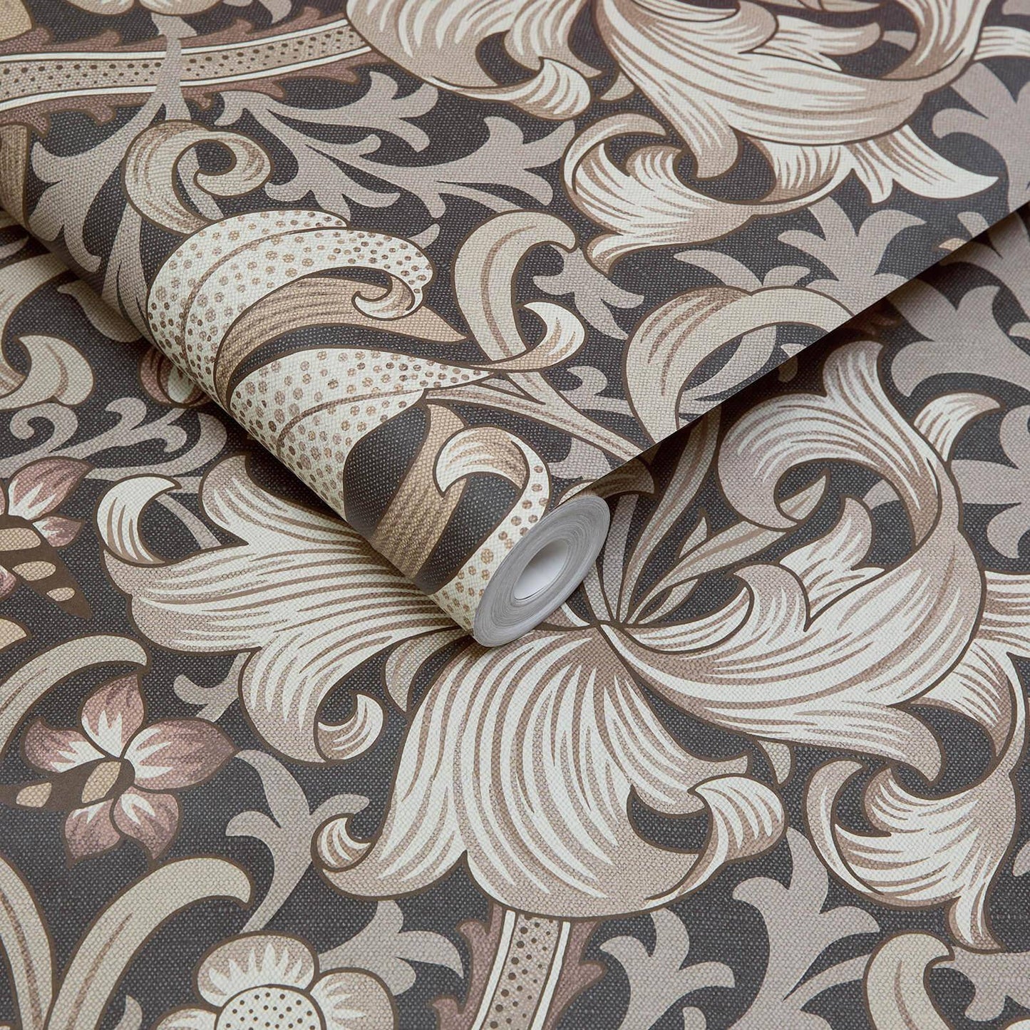 Golden Lily Wallpaper - Black - House of Hackney - 1 - WA - GOL - DI - BLK - XXX - Premier Wallcovering