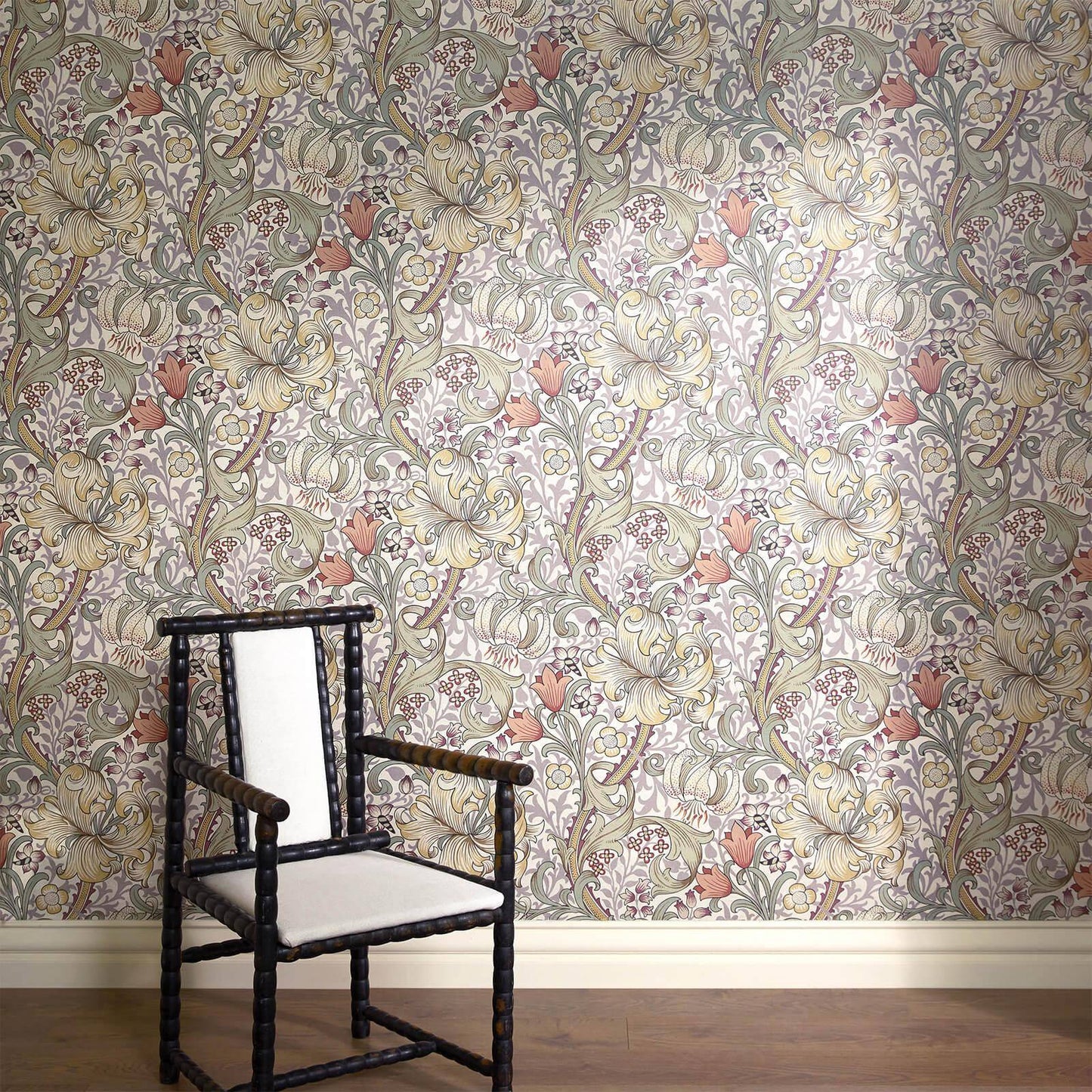 Golden Lily Wallpaper - Cirrus - House of Hackney - 1 - WA - GOL - DI - CIR - XXX - Premier Wallcovering