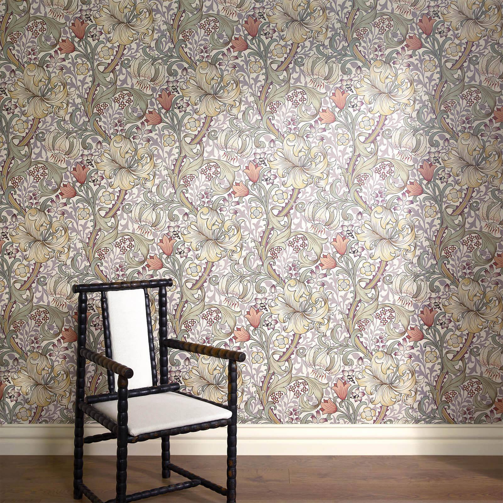 Golden Lily Wallpaper - Cirrus - House of Hackney - 1 - WA - GOL - DI - CIR - XXX - Premier Wallcovering