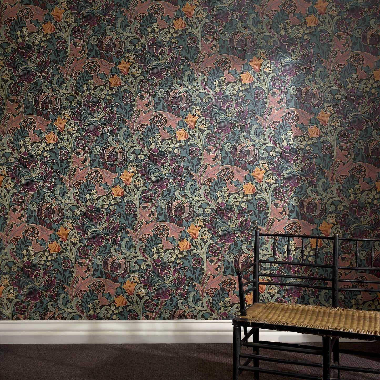 Golden Lily Wallpaper - Apatite - House of Hackney - 1 - WA - GOL - DI - PET - XXX - Premier Wallcovering