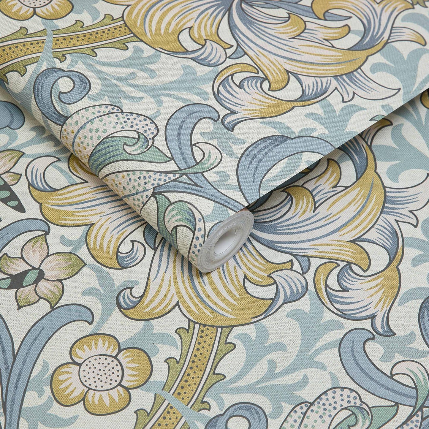 Golden Lily Wallpaper - Moonstone - House of Hackney - 1 - WA - GOL - DI - MOO - XXX - Premier Wallcovering