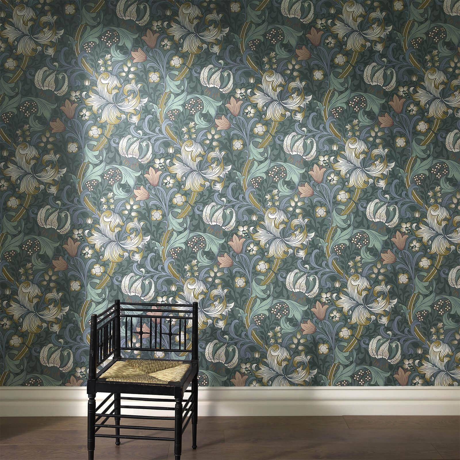 Golden Lily Wallpaper - Euphorbia - House of Hackney - 1 - WA - GOL - DI - EUP - XXX - Premier Wallcovering