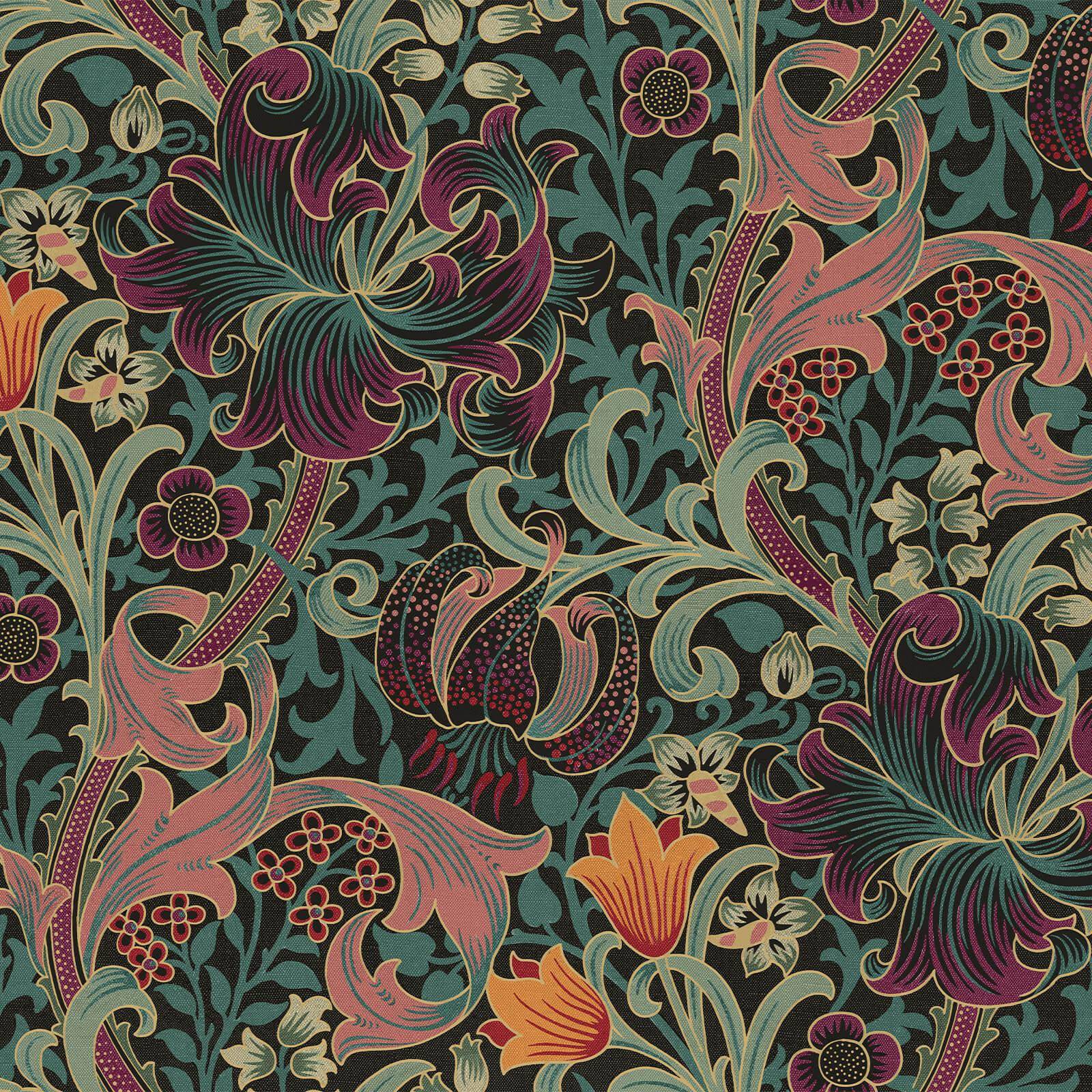 Golden Lily Wallpaper - Apatite - House of Hackney - 1 - WA - GOL - DI - PET - XXX - Premier Wallcovering