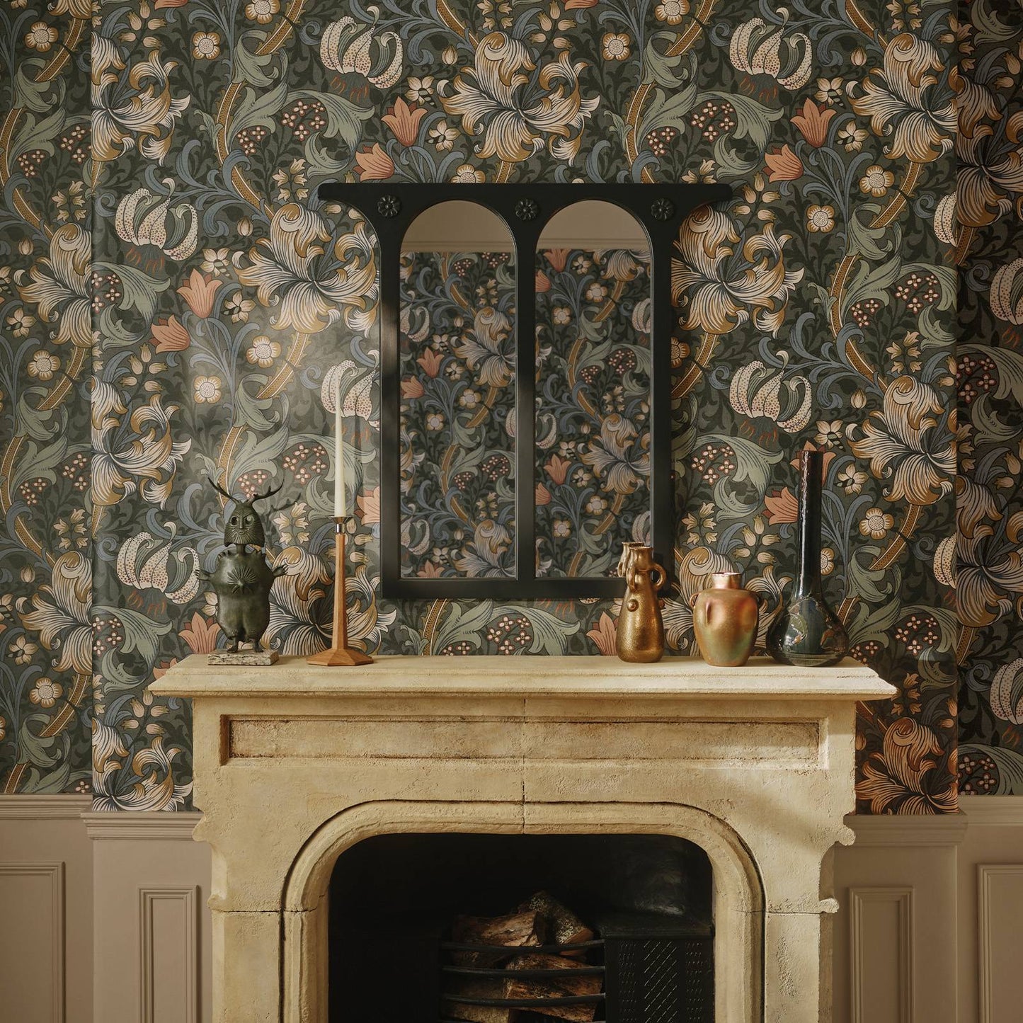 Golden Lily Wallpaper - Euphorbia - House of Hackney - 1 - WA - GOL - DI - EUP - XXX - Premier Wallcovering