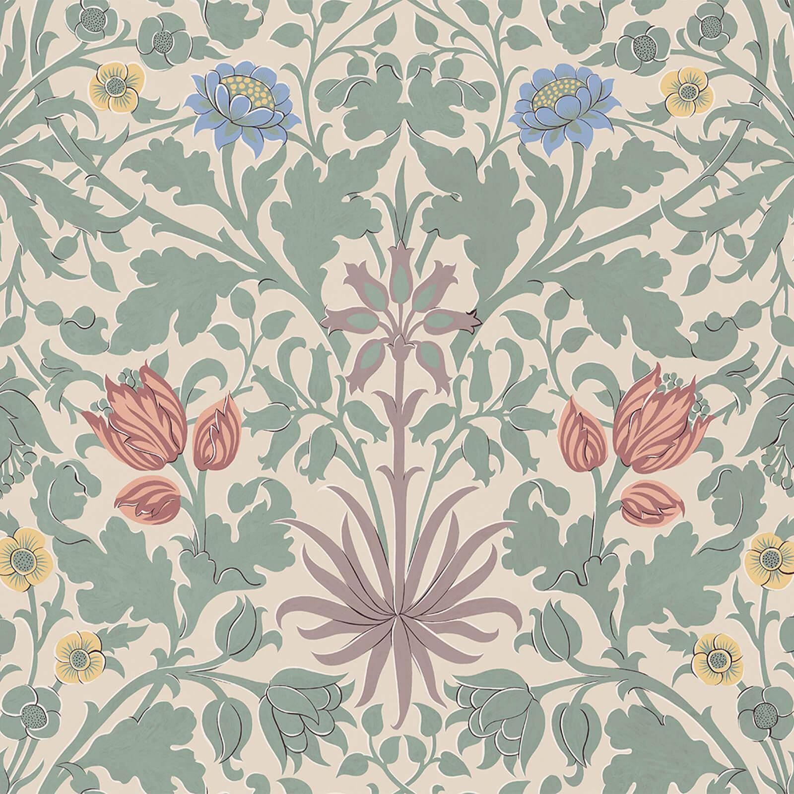 Hyacinth Novellus Wallpaper - Phlox - House of Hackney - 1 - WA - HYA - DI - PHL - XXX - Premier Wallcovering