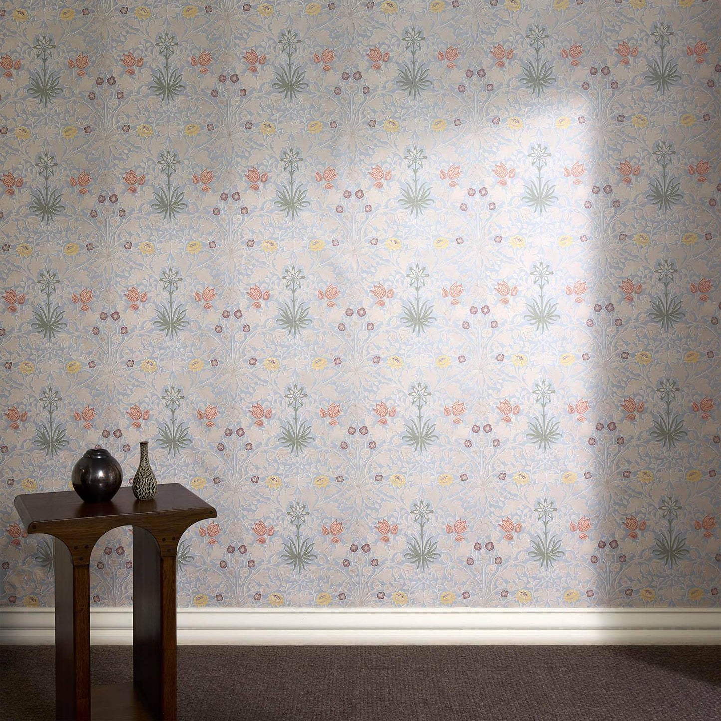 Hyacinth Novellus Wallpaper - Byzantine Blue - House of Hackney - 1 - WA - HYA - DI - BYZ - XXX - Premier Wallcovering
