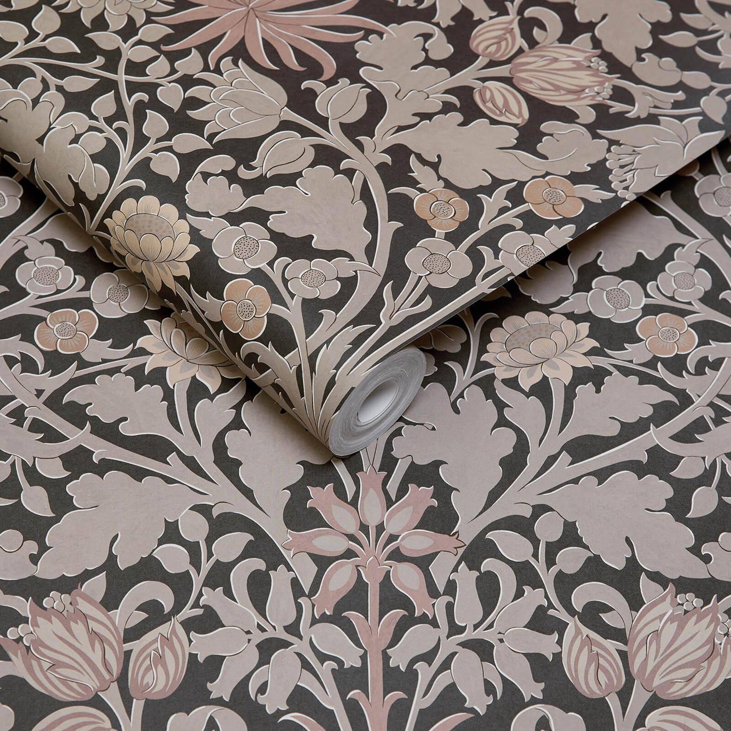 Hyacinth Novellus Wallpaper - Noir - House of Hackney - 1 - WA - HYA - DI - NOI - XXX - Premier Wallcovering