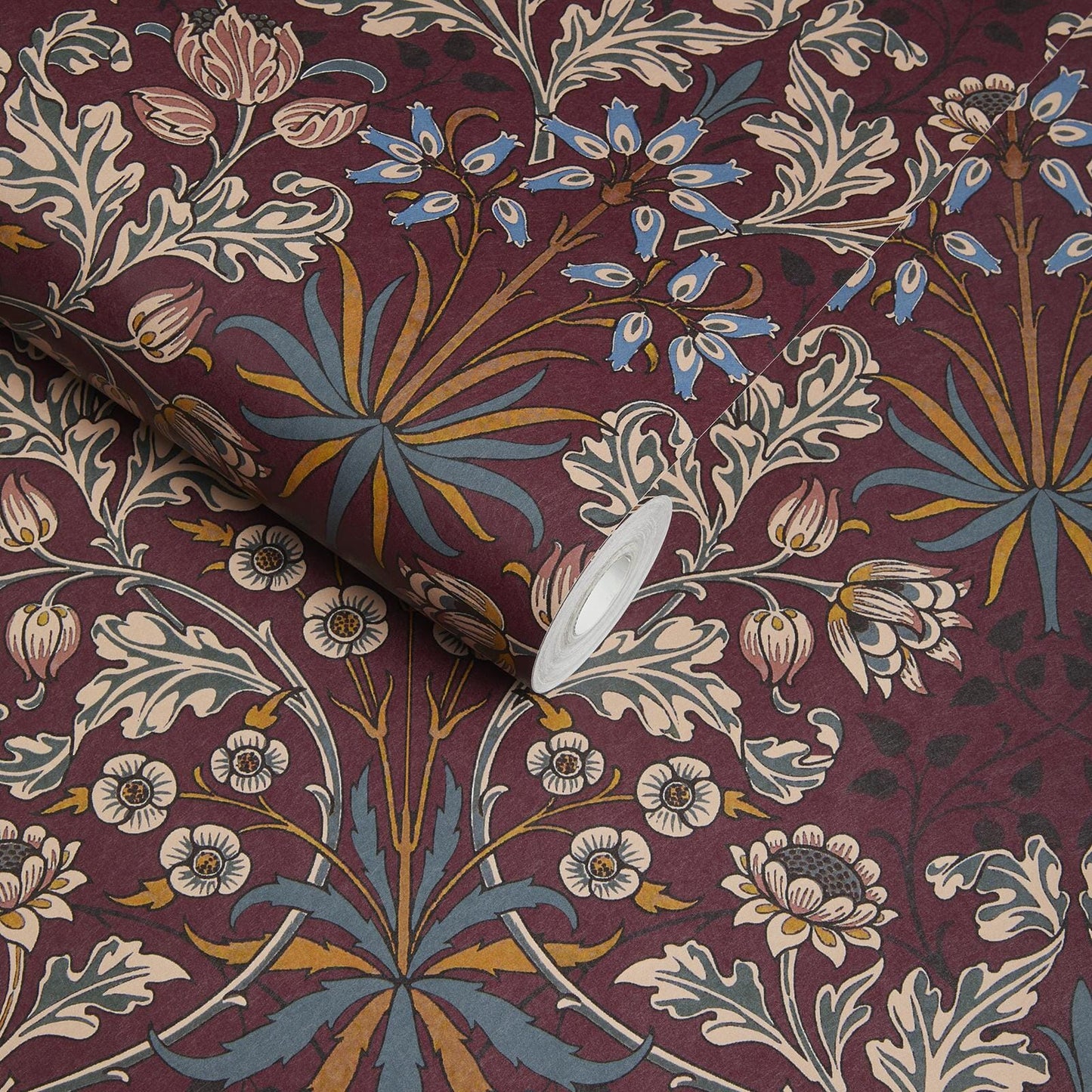 Hyacinth Wallpaper - Mulberry - House of Hackney - 1 - WA - HYA - DI - MUL - XXX - Premier Wallcovering