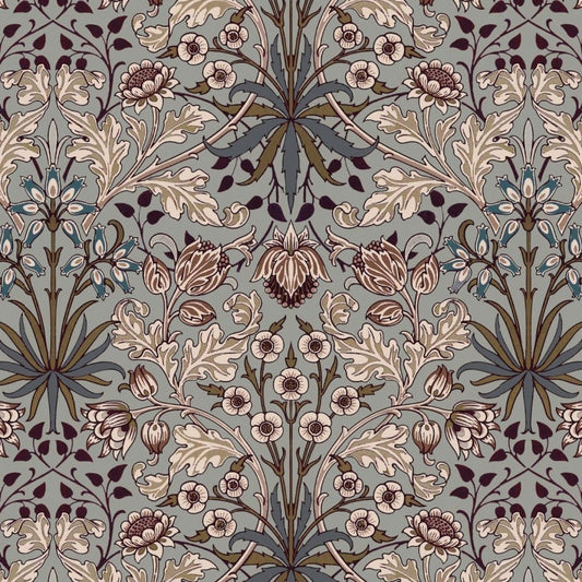Hyacinth Wallpaper - House of Hackney - 1 - WA - HYA - DI - GRY - XXX - Premier Wallcovering