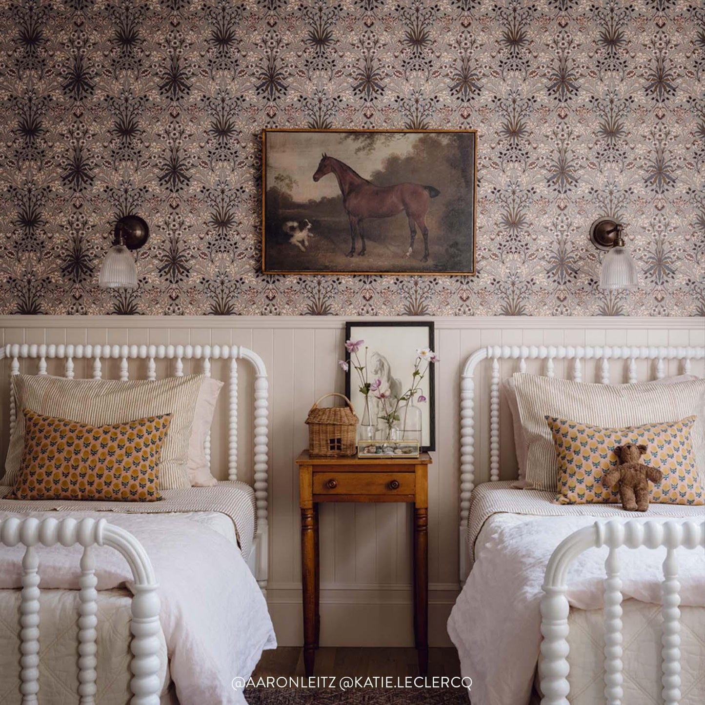 Hyacinth Wallpaper - Dove - Grey - House of Hackney - 1 - WA - HYA - DI - GRY - XXX - Premier Wallcovering