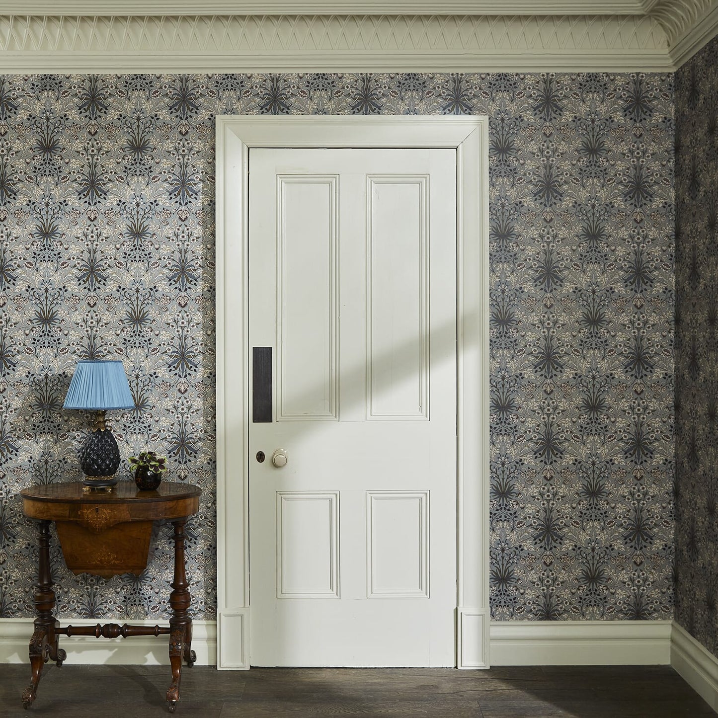 Hyacinth Wallpaper - Dove - Grey - House of Hackney - 1 - WA - HYA - DI - GRY - XXX - Premier Wallcovering