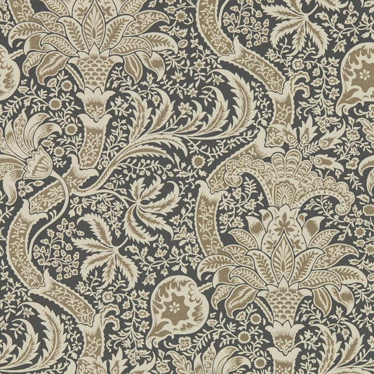 Indian Wallpaper - Charcoal/Nickel - 216445 - Morris & Co - Premier Wallcovering