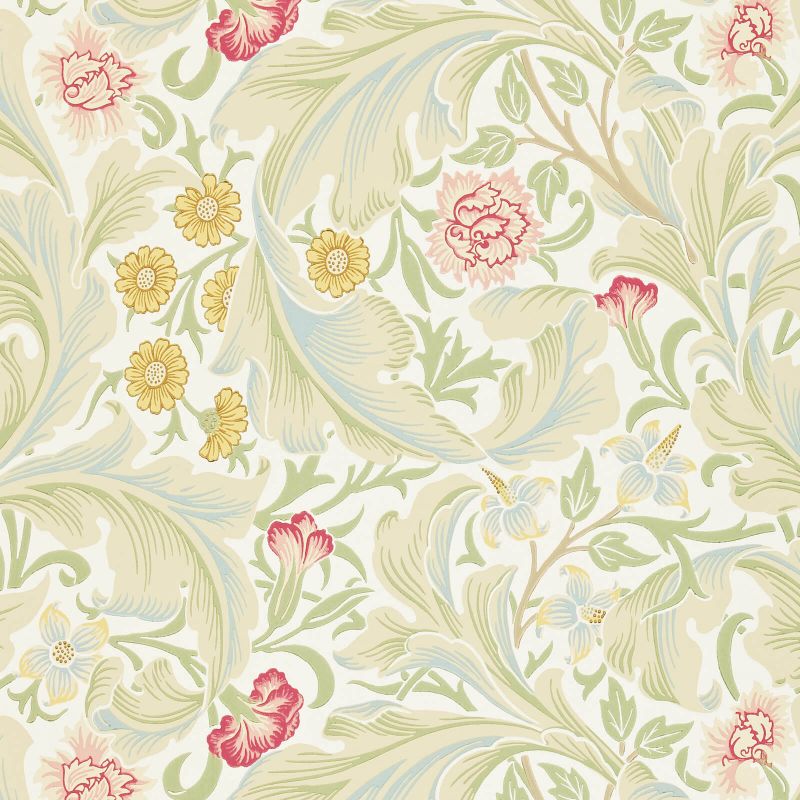 Leicester Wallpaper - Marble/Rose - 212544 - Morris & Co - Premier Wallcovering