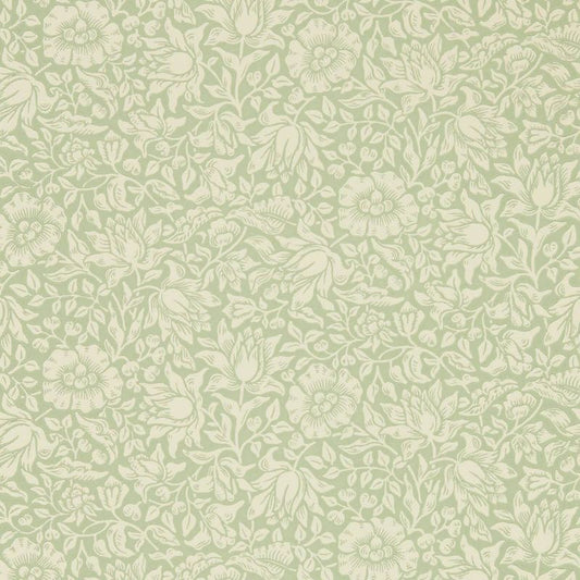 Mallow Wallpaper - Apple Green - 216678 - Morris & Co - Premier Wallcovering