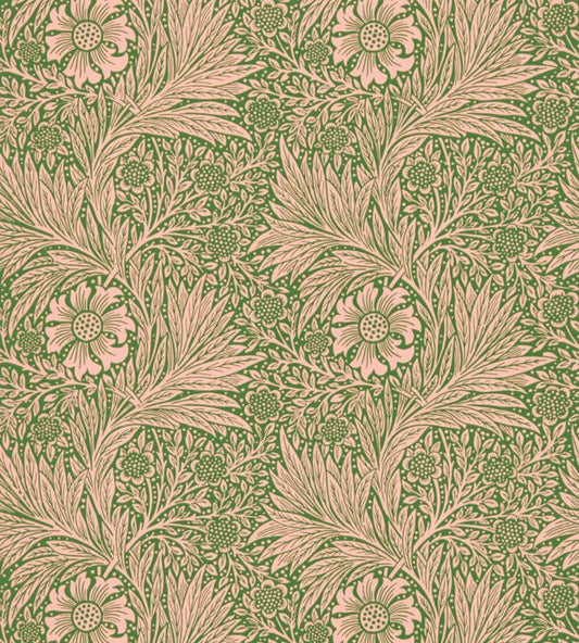 Marigold Wallpaper - Pink/Olive - 216953 - Morris & Co - Premier Wallcovering
