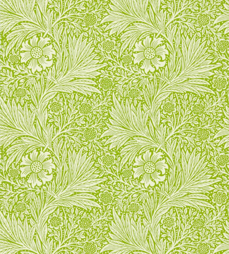 Marigold Wallpaper - Sap Green - 217090 - Morris & Co - Premier Wallcovering