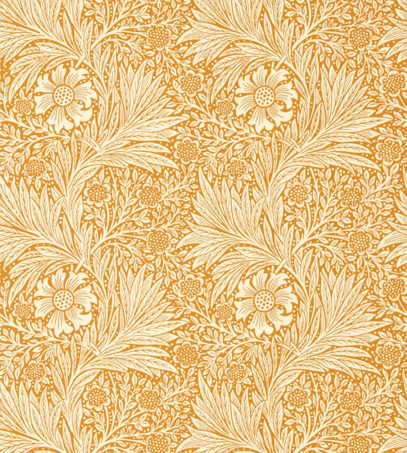 Marigold Wallpaper - Orange - 217093 - Morris & Co - Premier Wallcovering