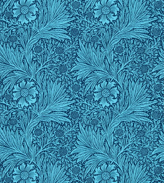 Marigold Wallpaper - Navy - 216954 - Morris & Co - Premier Wallcovering