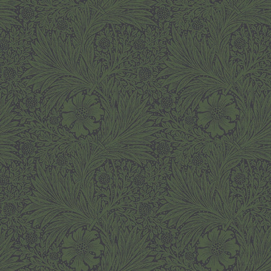 Marigold Fibrous Wallpaper - Green - 124255 - William Morris AH - Premier Wallcovering