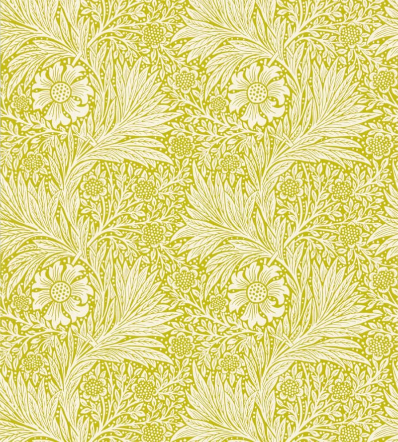 Marigold Wallpaper - Chartreuse - 217092 - Morris & Co - Premier Wallcovering