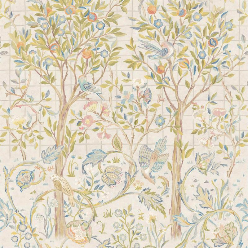 Melsetter Wallpaper - Ivory Sage - 216707 - Morris & Co - Premier Wallcovering
