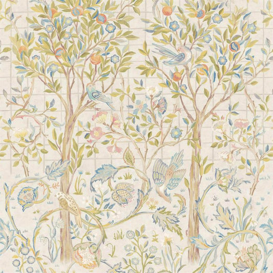 Melsetter Wallpaper - Ivory Sage - 216707 - Morris & Co - Premier Wallcovering