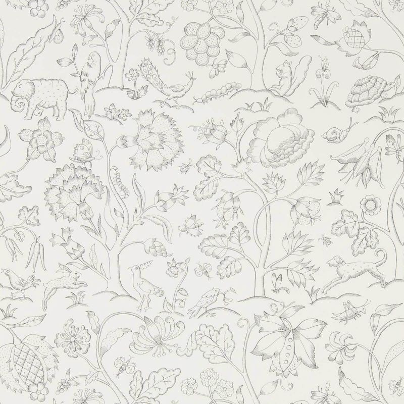 Middlemore Wallpaper - Chalk Charcoal - 216693 - Morris & Co - Premier Wallcovering