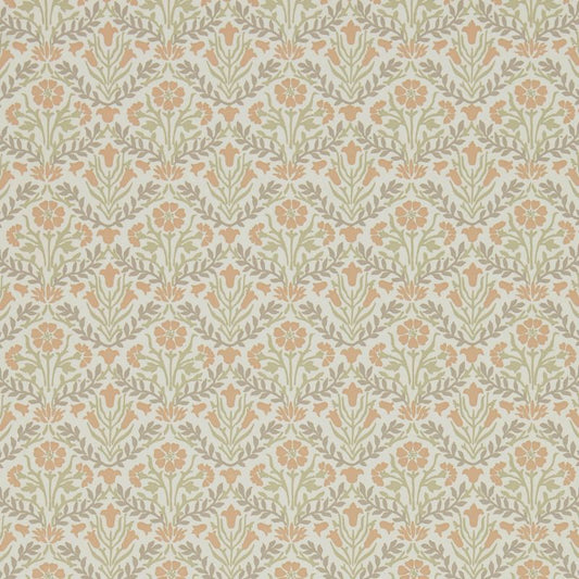 Morris Bellflowers Wallpaper - Saffron/Olive - 216438 - Morris & Co - Premier Wallcovering