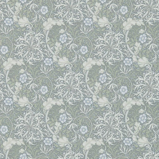 Morris Seaweed Wallpaper - Silver/Ecru - 214715 - Morris & Co - Premier Wallcovering